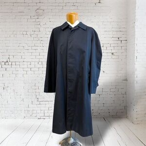 Men's Burberry Navy Trench Coat